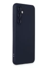 Samsung Galaxy S24 Kılıf Nano içi Kadife Silikon - Lacivert