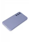Samsung Galaxy S24 Kılıf Nano içi Kadife Silikon - Lila
