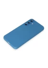 Samsung Galaxy S24 Kılıf Nano içi Kadife Silikon - Mavi