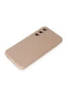 Samsung Galaxy S24 Kılıf Nano içi Kadife Silikon - Pudra