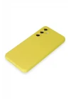 Samsung Galaxy S24 Kılıf Nano içi Kadife Silikon - Sarı
