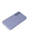 Samsung Galaxy S24 Plus Kılıf Nano içi Kadife Silikon - Lila
