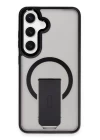 Samsung Galaxy S24 Tork Magsafe Standlı Kapak - Siyah