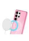 Samsung Galaxy S24 Ultra Kılıf Glow Magsafe Kapak - Pembe