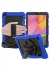 Samsung Galaxy T510 Tab A 10.1 Kılıf Pars Tablet Kapak - Mavi