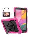 Samsung Galaxy T510 Tab A 10.1 Kılıf Pars Tablet Kapak - Pembe