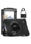 Samsung Galaxy X200 Tab A8 10.5 Kılıf Amazing Tablet Kapak - Siyah