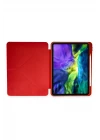 Samsung Galaxy X200 Tab A8 10.5 Kılıf Kalemlikli Mars Tablet Kılıfı - Kırmızı