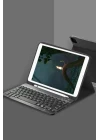 Samsung Galaxy X200 Tab A8 10.5 Kılıf KC01 Smart Klavyeli Tablet Kılıfı - Siyah