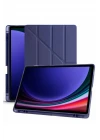 Samsung Galaxy X610 Tab S9 FE Plus 12.4 Kılıf Kalemlikli Mars Tablet Kılıfı - Lacivert