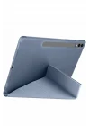 Samsung Galaxy X610 Tab S9 FE Plus 12.4 Kılıf Kalemlikli Mars Tablet Kılıfı - Lila