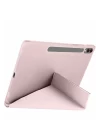 Samsung Galaxy X610 Tab S9 FE Plus 12.4 Kılıf Kalemlikli Mars Tablet Kılıfı - Rose Gold
