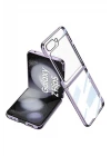 Samsung Galaxy Z Flip 5 Kılıf Fold Element Kapak - Mor