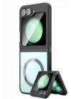 Samsung Galaxy Z Flip 6 Kılıf Blur Fold Magsafe Kapak - Siyah