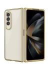 Samsung Galaxy Z Fold 3 Kılıf Fold Element Kapak - Gold
