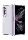 Samsung Galaxy Z Fold 3 Kılıf Fold Element Kapak - Mor