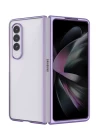 Samsung Galaxy Z Fold 4 Kılıf Fold Element Kapak - Mor