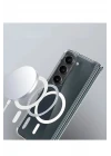 Samsung Galaxy Z Fold 6 Kılıf Magneticsafe Şeffaf Silikon - Şeffaf