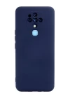 Tecno Camon 16 Kılıf Nano içi Kadife Silikon - Lacivert