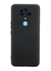 Tecno Camon 16 Kılıf Nano içi Kadife Silikon - Siyah