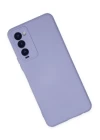 Tecno Camon 18 Kılıf Nano içi Kadife Silikon - Lila