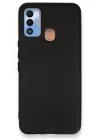 Tecno Spark 7T Kılıf First Silikon - Siyah