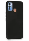 Tecno Spark 7T Kılıf First Silikon - Siyah