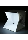 Ürün Çekim Çadırı Mini Fon Fotoğraf Stüdyosu Ledli Işık Perdesi 22 Cm