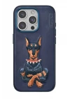 Venco iPhone 14 Pro Max Perma Desenli Kapak - Lacivert