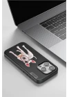 Venco iPhone 15 Pro Max Perma Desenli Kapak - Siyah