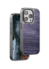 Venco iPhone 15 Pro Wave Kapak - Derin Mor