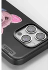 Venco iPhone 16 Cute Desenli Kapak - Koyu Kahve