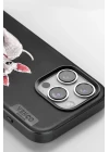 Venco iPhone 16 Pro Max Perma Desenli Kapak - Koyu Kahve