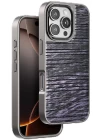 Venco iPhone 16 Pro Max Wave Kapak - Derin Mor