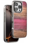 Venco iPhone 16 Pro Max Wave Kapak - Pembe