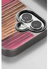Venco iPhone 16 Pro Max Wave Kapak - Pembe
