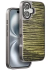 Venco iPhone 16 Wave Kapak - Koyu Kahve