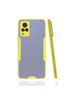 Vivo V21 Kılıf Platin Silikon - Sarı