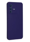 Vivo V23 5G Kılıf Nano içi Kadife Silikon - Mor