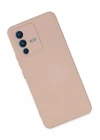 Vivo V23 5G Kılıf Nano içi Kadife Silikon - Pudra