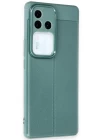 Vivo V30 5G Kılıf Auto Focus Kapak - Koyu Yeşil