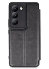 Vivo V30 Lite 4G Kılıf Flip Cover - Siyah