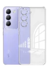 Vivo V30 Lite 4G Kılıf Lüx Şeffaf Silikon