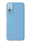 Vivo Y11S Kılıf Lansman Glass Kapak - Mavi