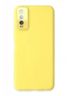 Vivo Y11S Kılıf Lansman Glass Kapak - Sarı