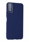 Vivo Y11S Kılıf Lansman Glass Kapak - Sky Blue