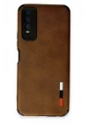 Vivo Y11S Kılıf Loop Deri Silikon - Kahverengi