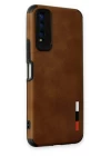 Vivo Y11S Kılıf Loop Deri Silikon - Kahverengi
