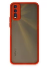 Vivo Y11S Kılıf Montreal Silikon Kapak - Kırmızı