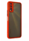 Vivo Y11S Kılıf Montreal Silikon Kapak - Kırmızı